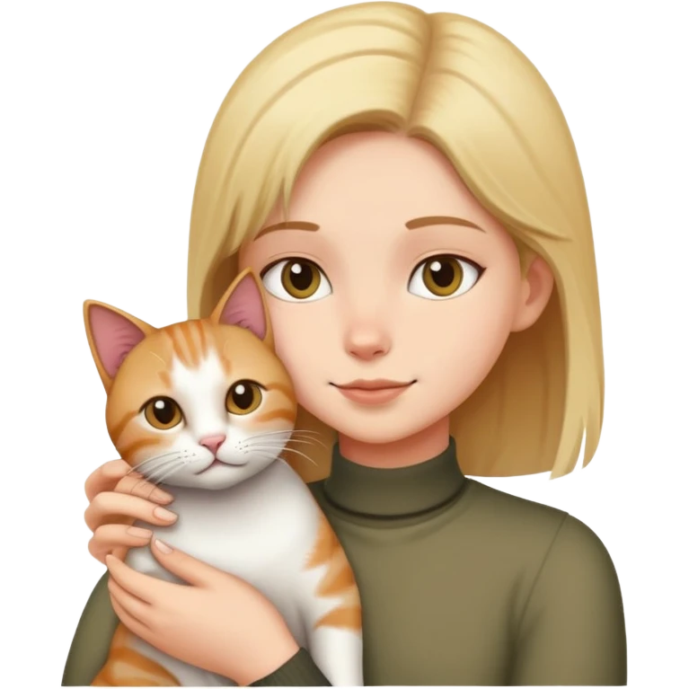 person petting a cat emoji