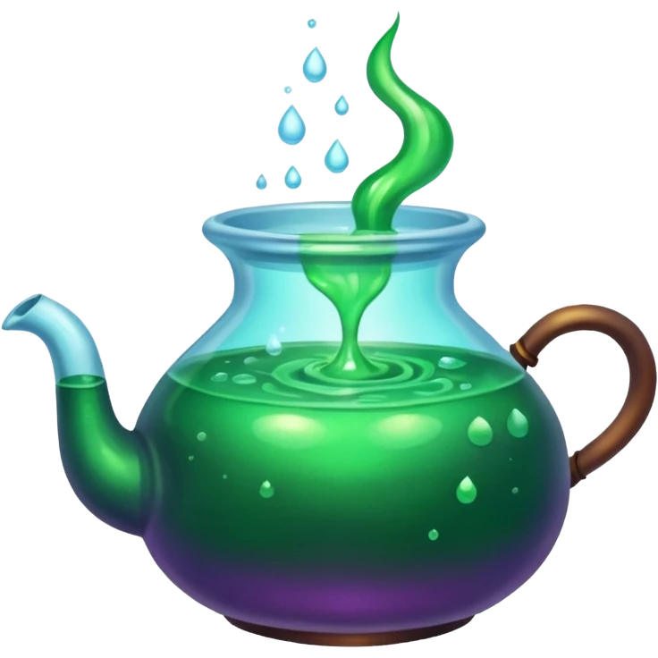 The pot of potion emoji