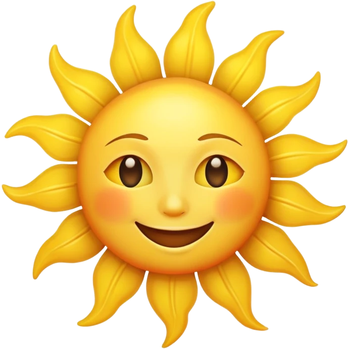 smiling sun emoji