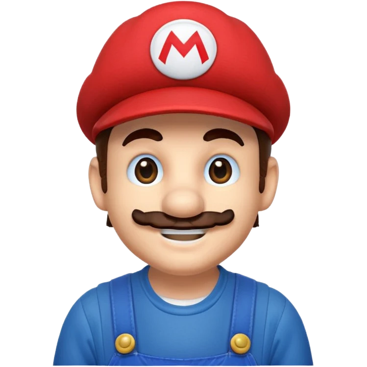 Mario pixel emoji