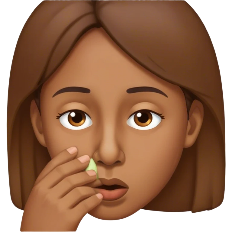 nose inhaling emoji