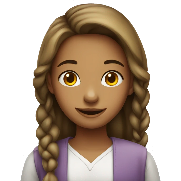 girl in all smiley emoji