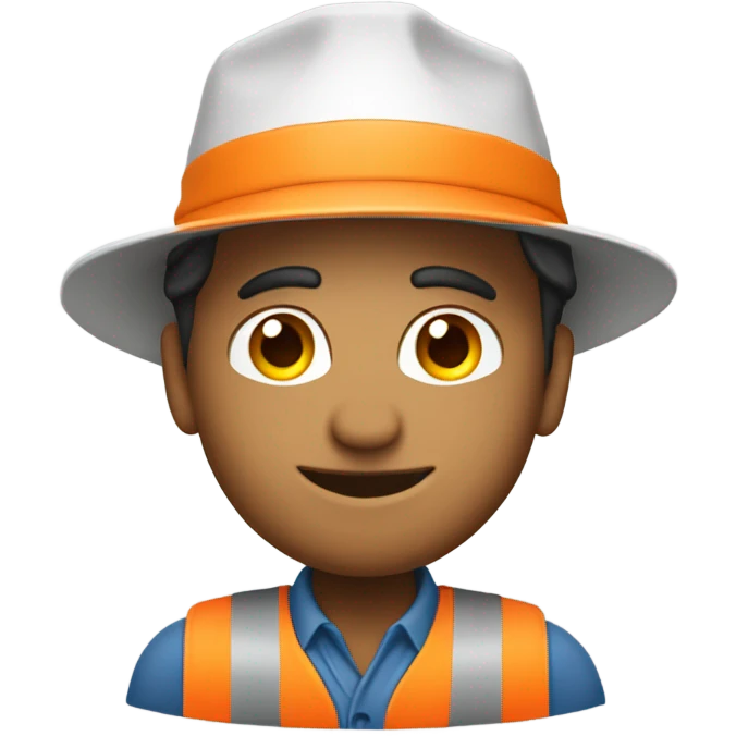 Worker wearing a “Oracle Partner Program Management” hat emoji