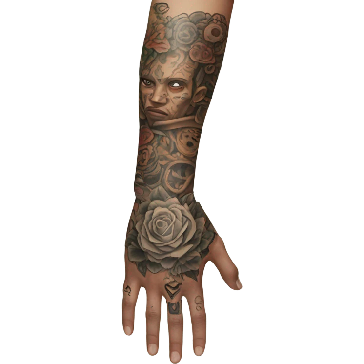 A Arm with Tatoos emoji