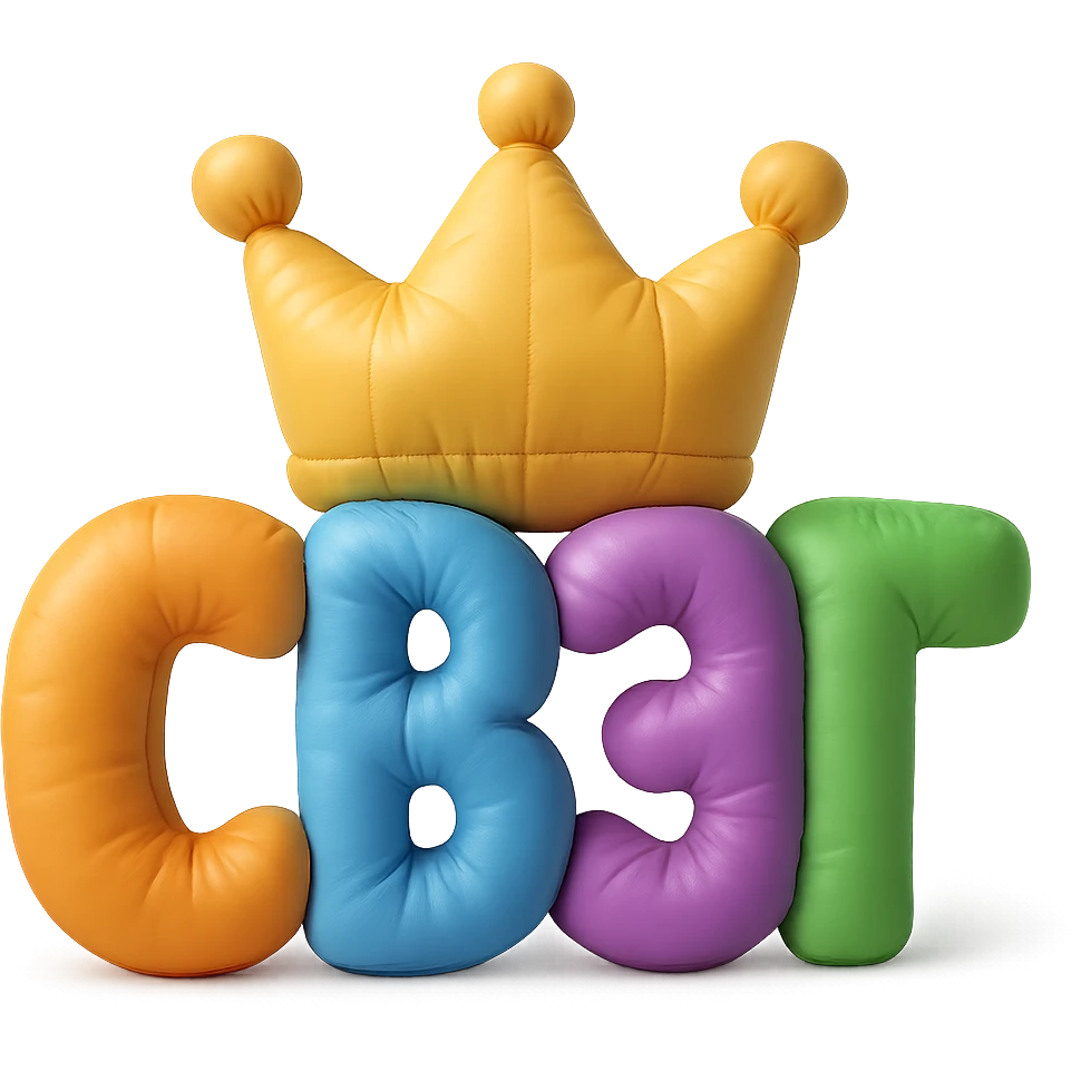 'СВЭГ' letters with a crown above, vibrant colors, cushion style, no background emoji