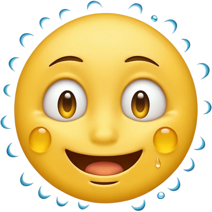 😊🥺 these emojis but with flies around it and its happy yellow face emoji emoji