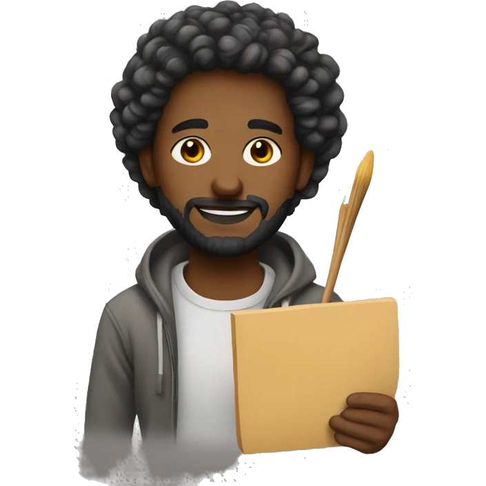 Artist with painting 🖌️🎨 emoji