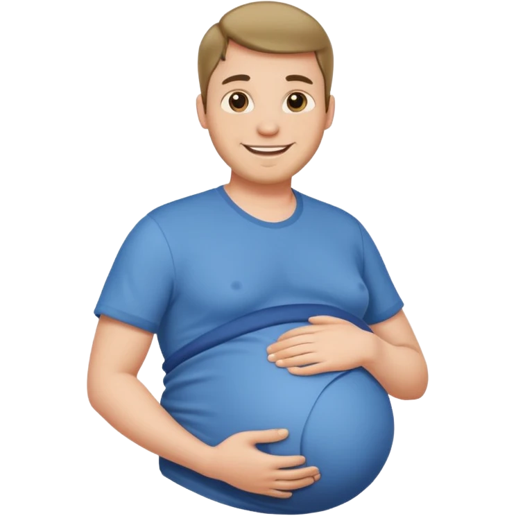 Pregnet man emoji