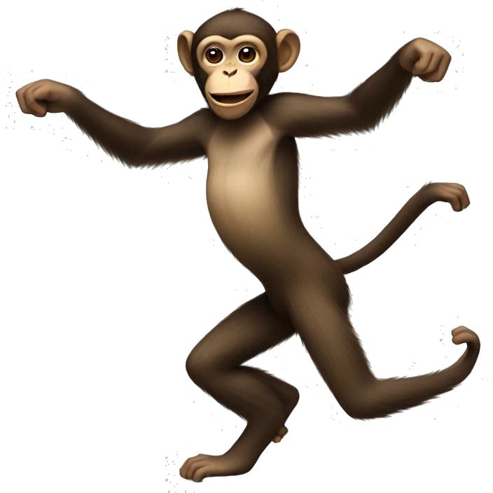 Monkey dancing emoji