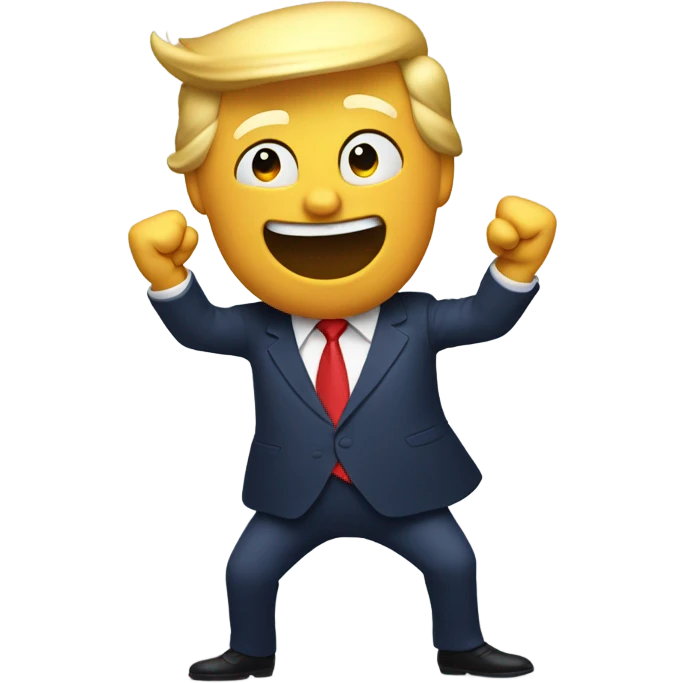 donald trump dance emoji