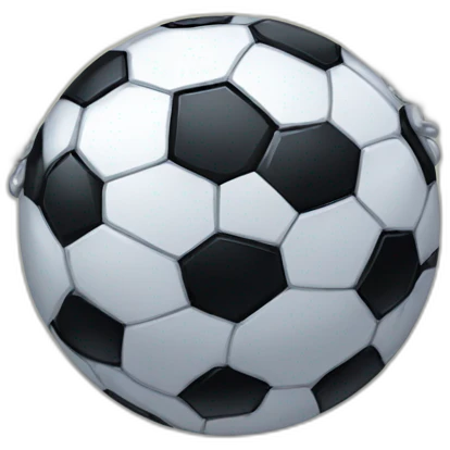 soccer ball emoji with shades on eyes and blingy chain around neck emoji
