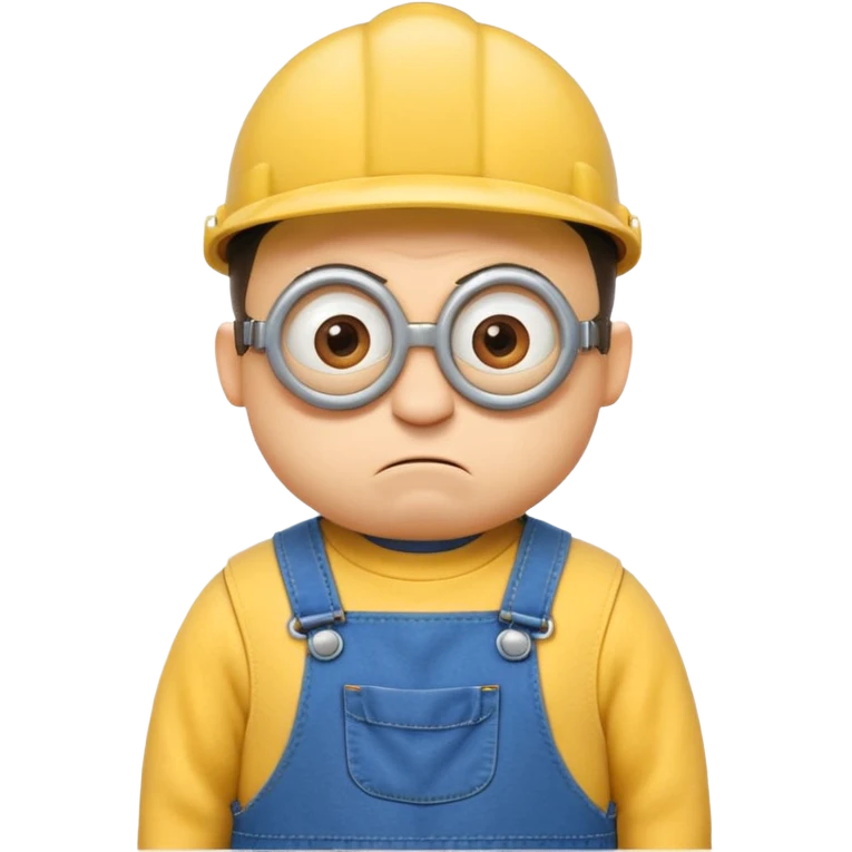Angry minion emoji