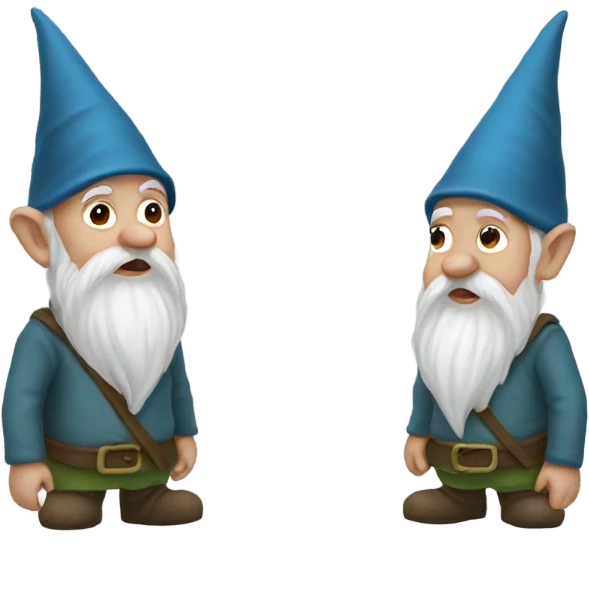 Gnome with no eyes  emoji