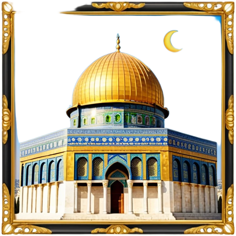 Dome of the rock, Palestine emoji