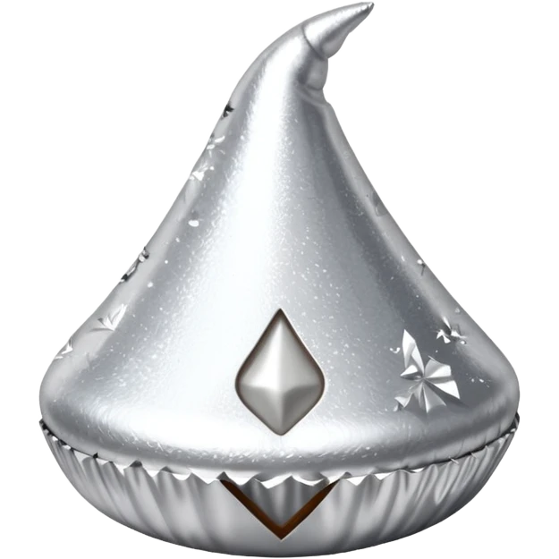 Glittery Hershey’s kiss  emoji