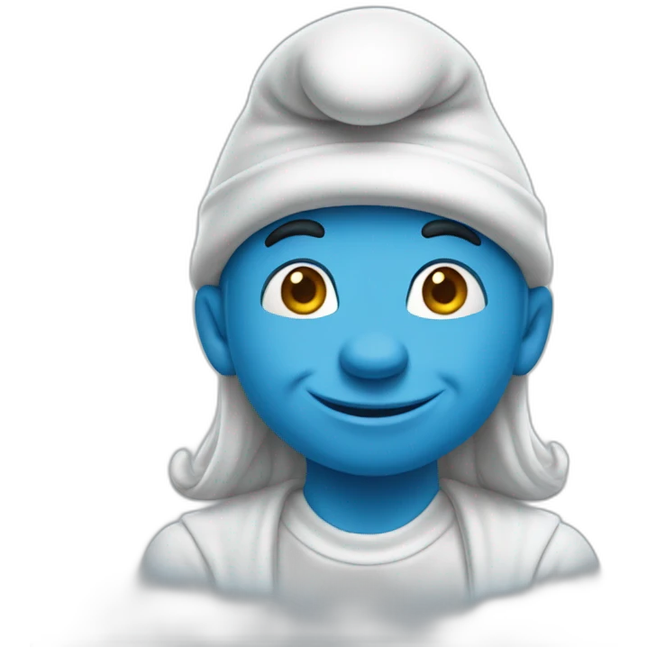Smurf emoji