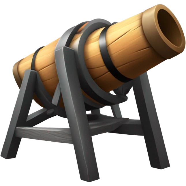 tnt in a cannon getting aimed emoji