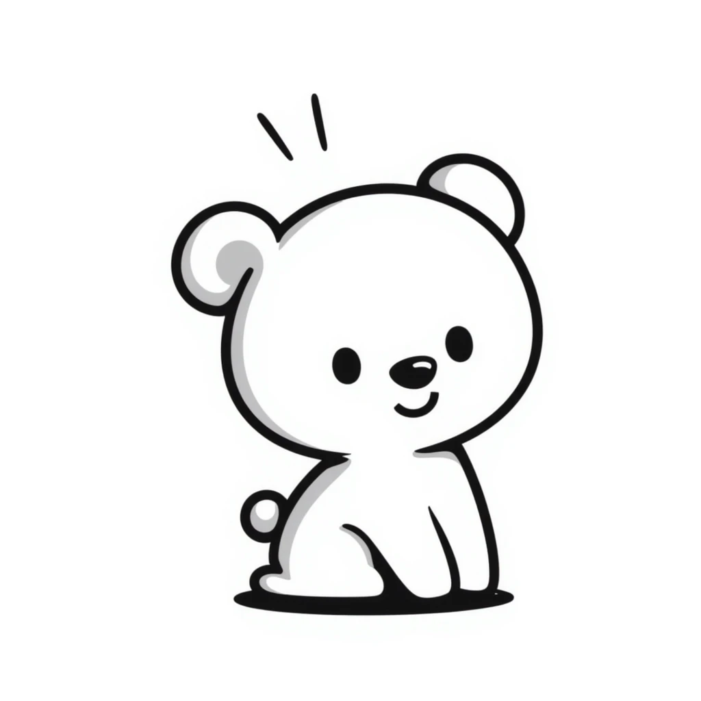 A wooden toy with a sweet, cute face emoji