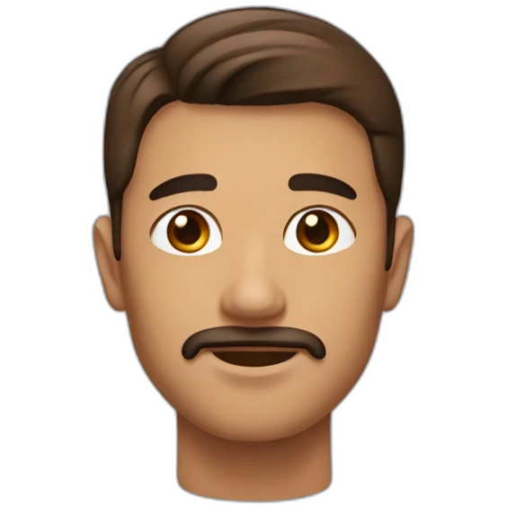 homme brun élégante  emoji