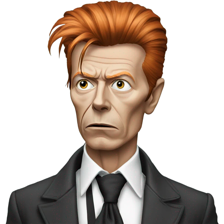 daavid bowie sad emoji