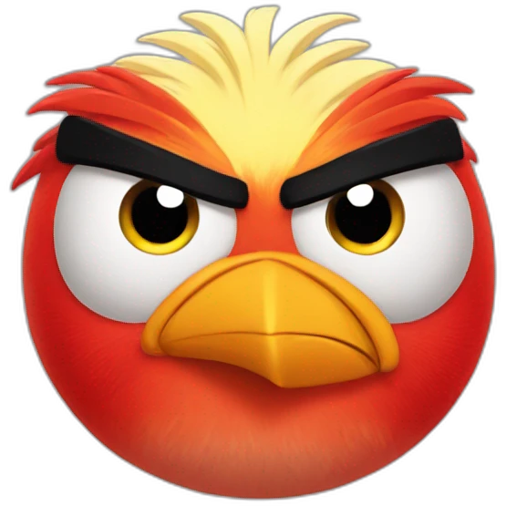 angry bird emoji