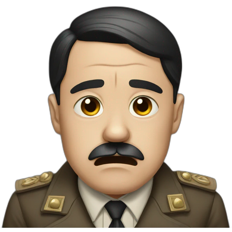 Hitler crying emoji