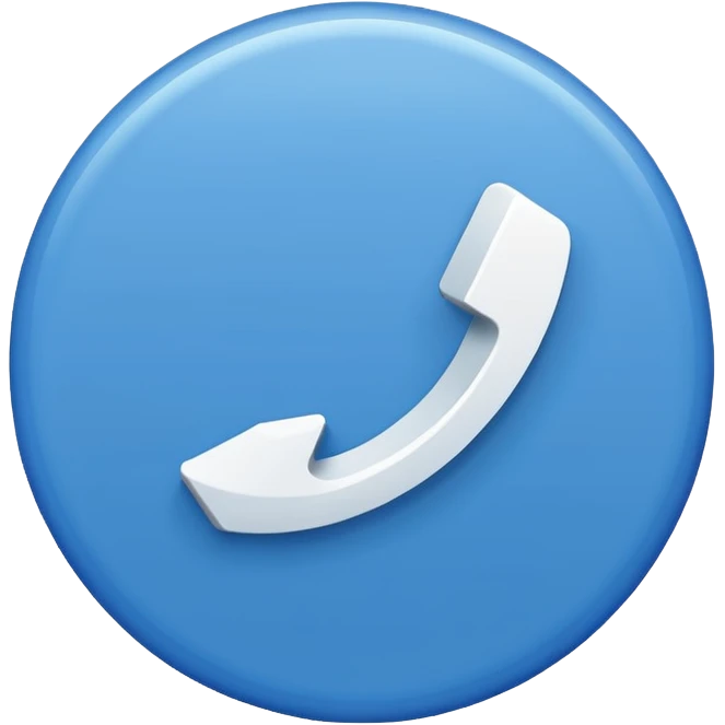 Blue circle with a white tick inside emoji