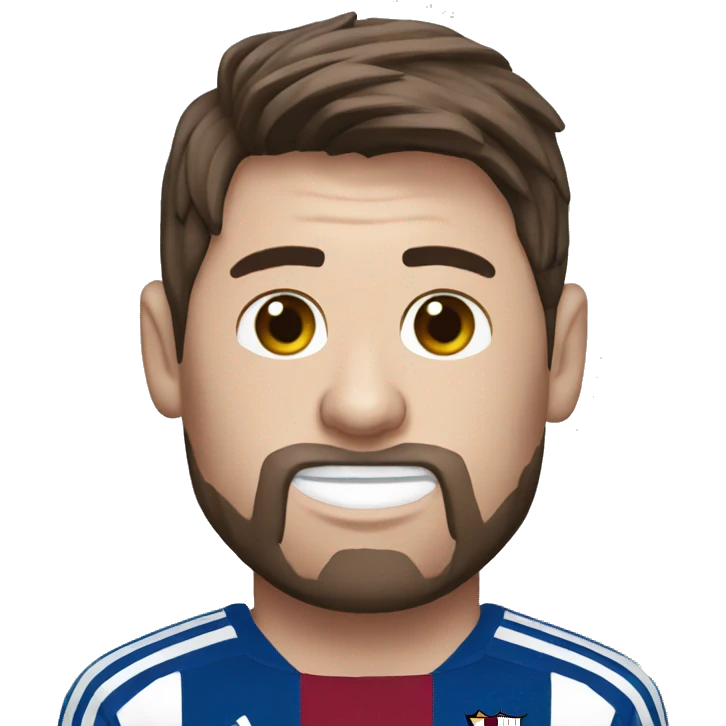 messi con una computadora emoji