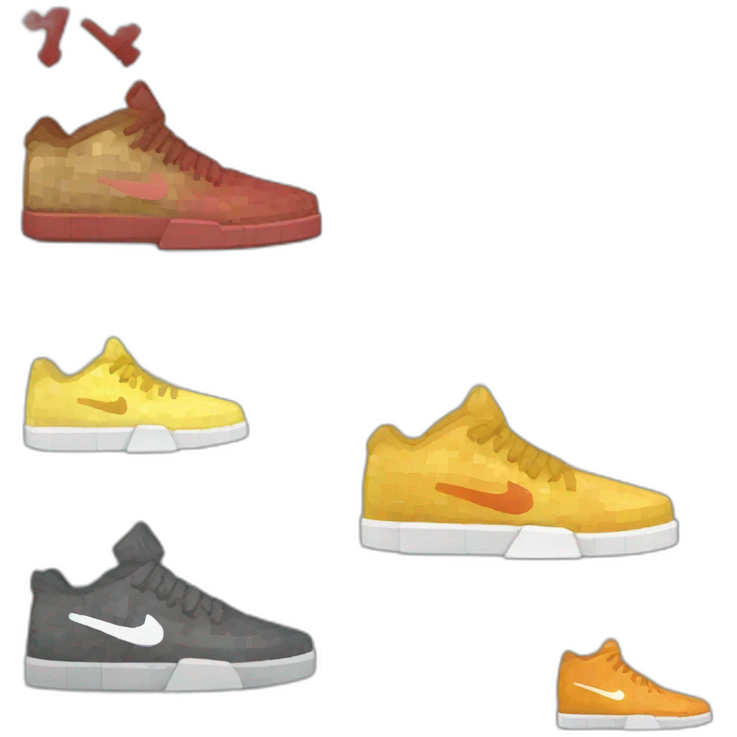 Minecraft Nike shoes emoji