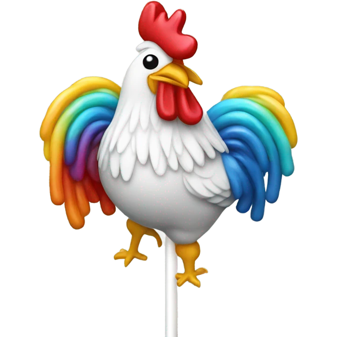 cockerel lollipop emoji