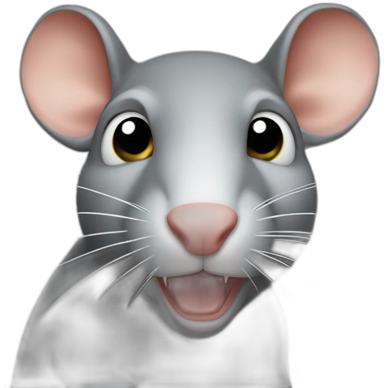 Rat sortant des égouts emoji