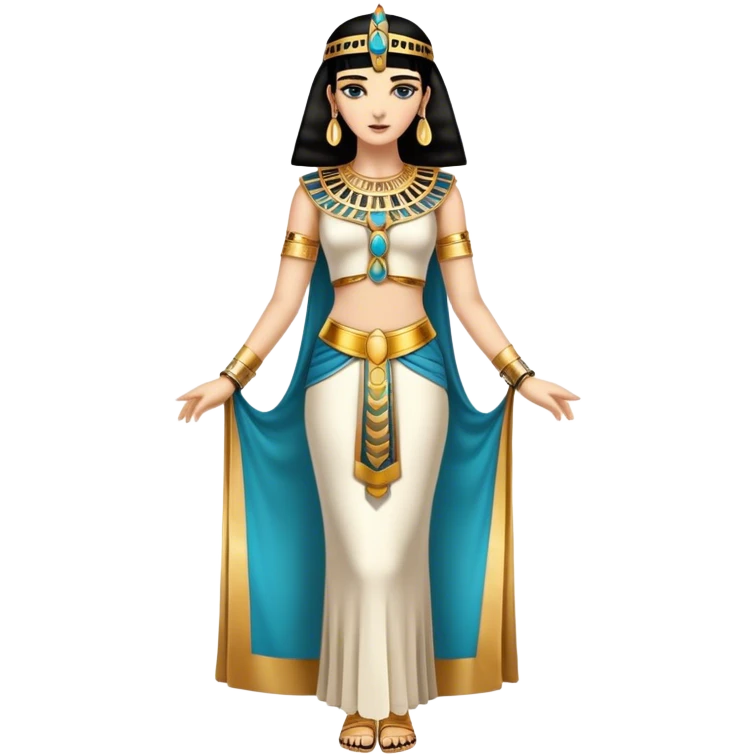 fullbody annunaki cleopatra emoji