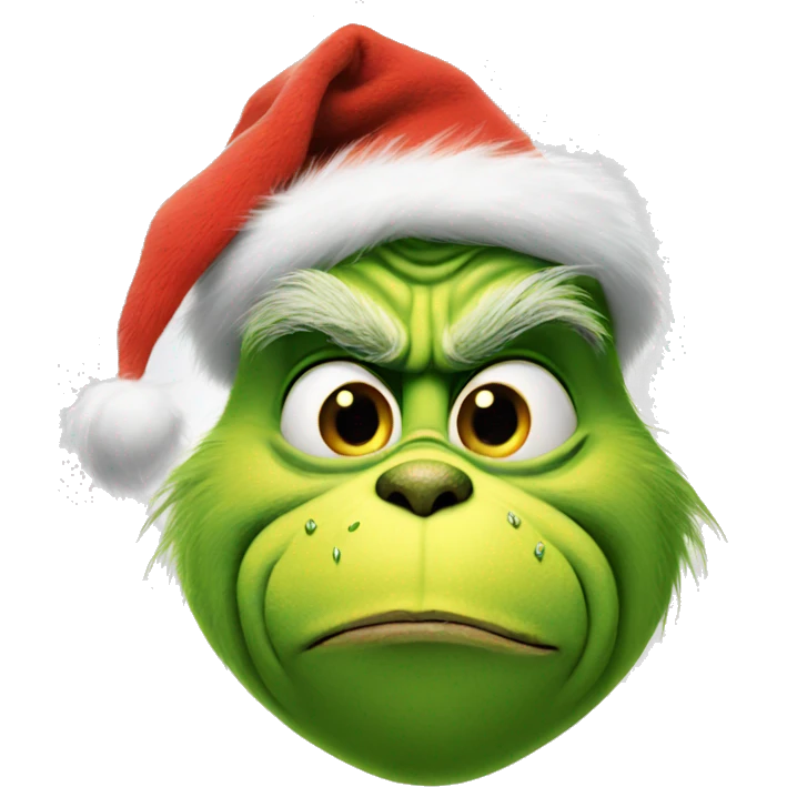 The grinch emoji