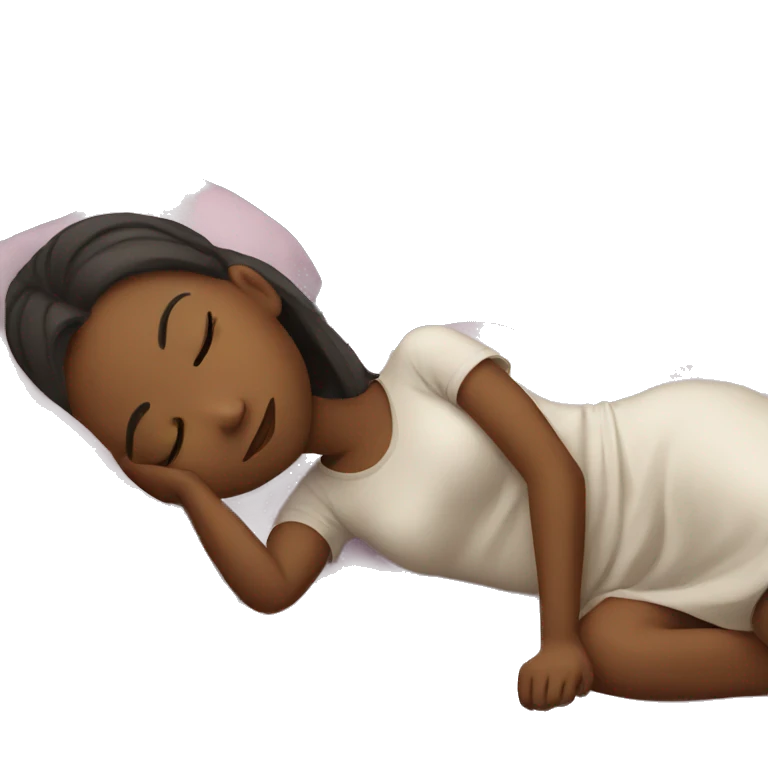 Girl sleeping  emoji
