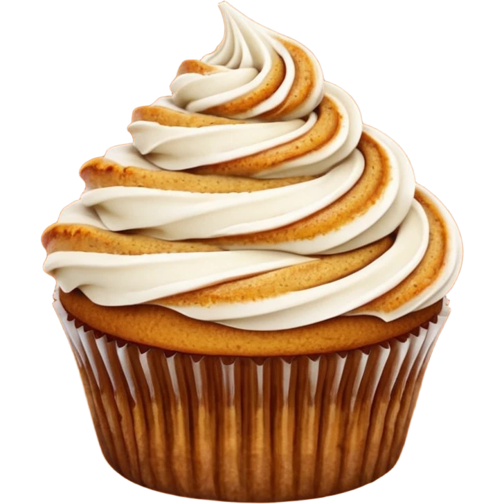 Pumpkin Spice Swirl Cupcakes emoji