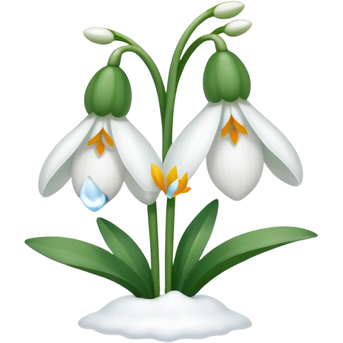 double snowdrop emoji