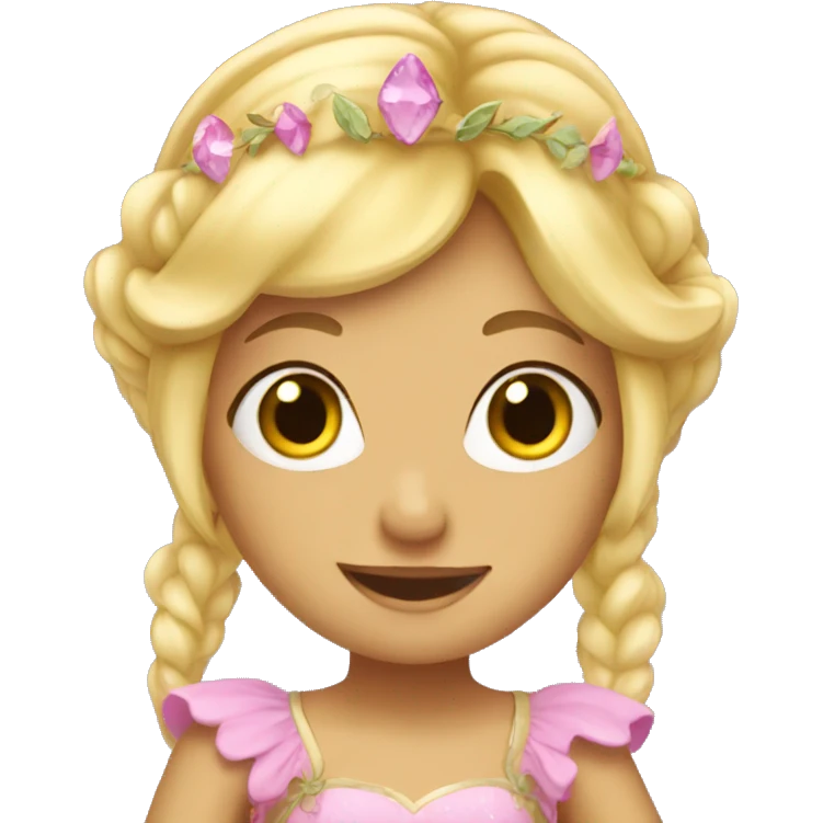 Blonde fairy princess emoji