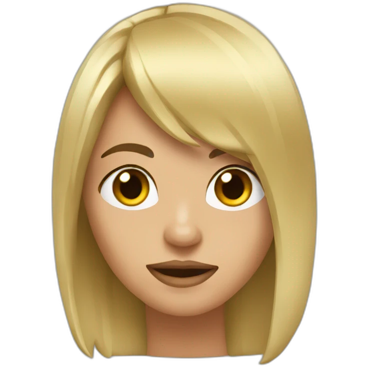 Cara de la rocka emoji