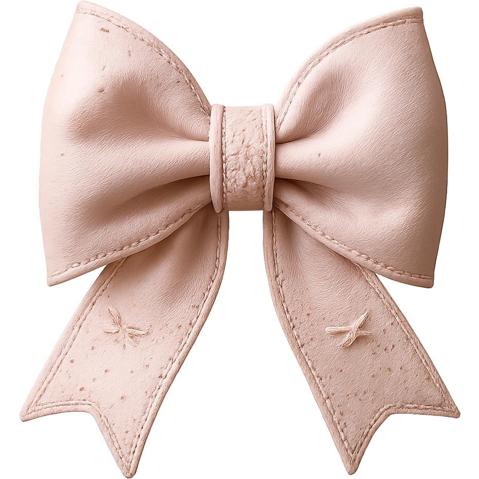 Make the gothic bow pastel colored in a photorealistic style. Keep the background transparent if possible. emoji