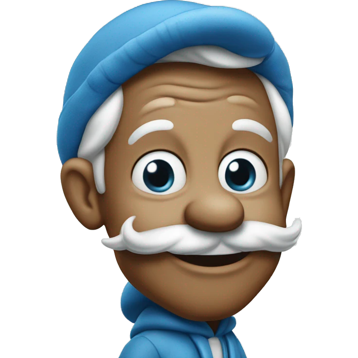 Papa smurf emoji