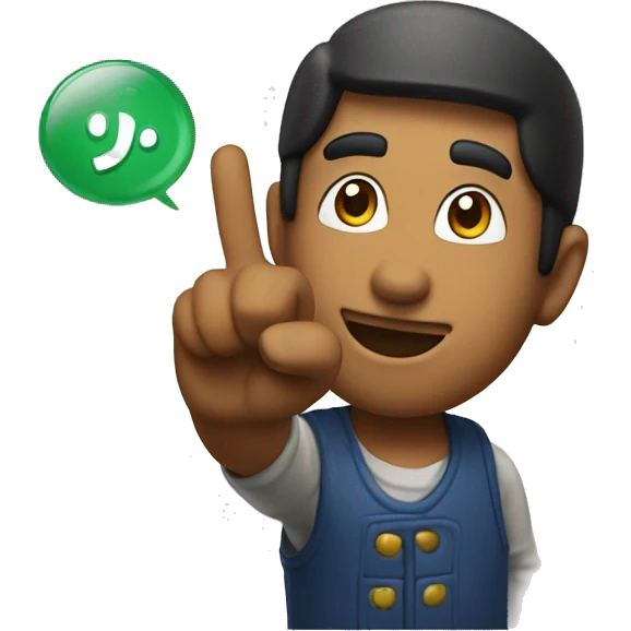 nintendo raising fingers  emoji