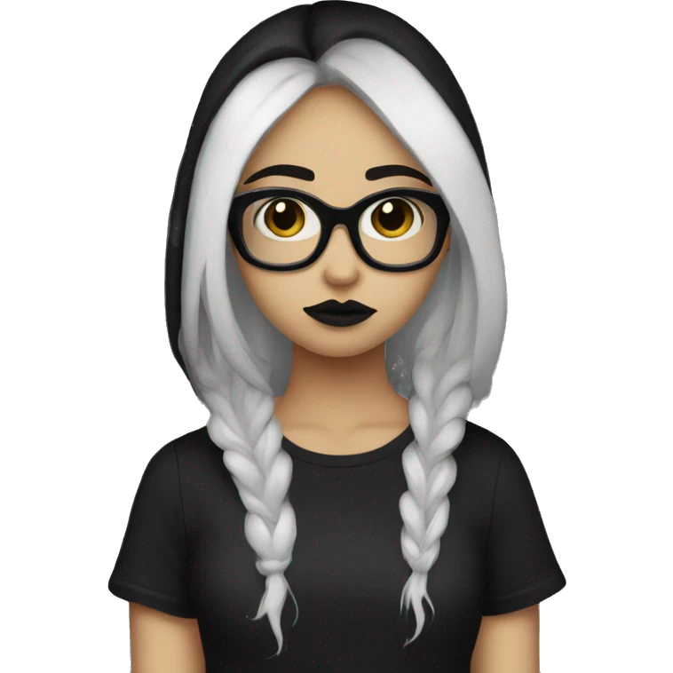 Sad+latina+goth-girl-dark-hair-with-glasses-black-tshirt emoji