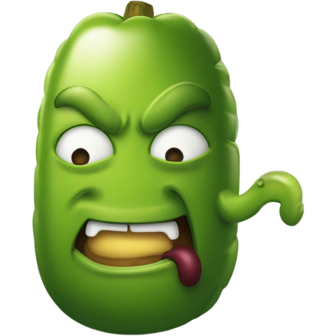 Vector the villain eating a pickle  emoji