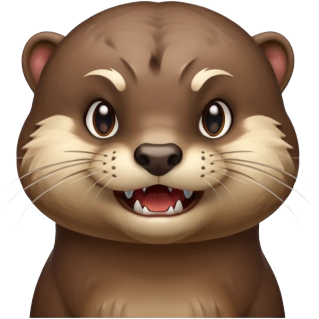 an angry otter emoji