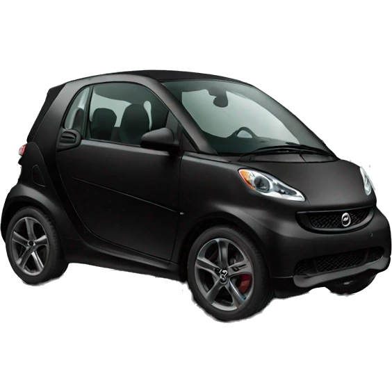 smart car all black emoji
