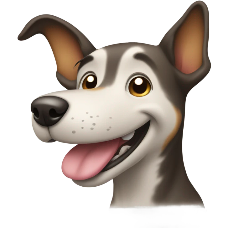 Loving dog emoji
