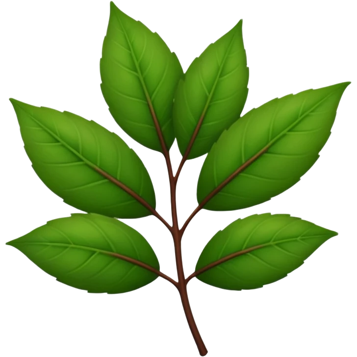 convert the green colour stem part into dark brown colour emoji