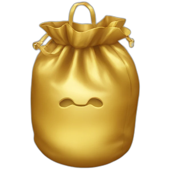 a bag of gold emoji