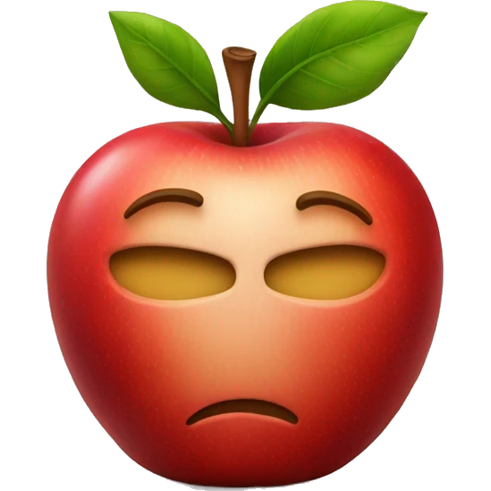 red apple emoji