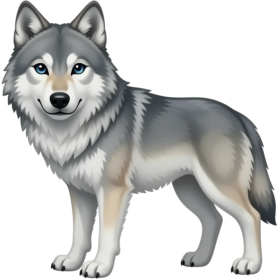 Göktürk bayrağındaki kurt emoji